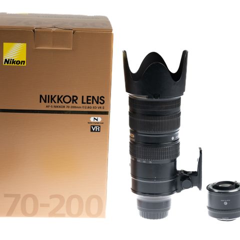 Nikon 70-200 f2,8G ED VR  + TC-20E III Telekonverter