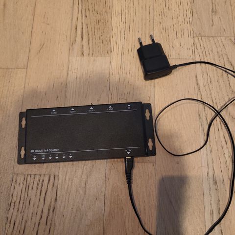 4k Hdmi splitter med 4 porter