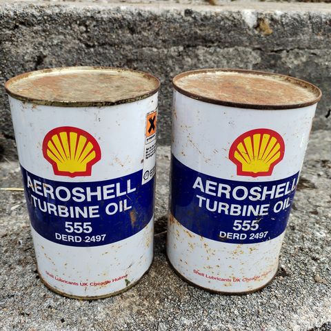 Vintage shell turbine oil
