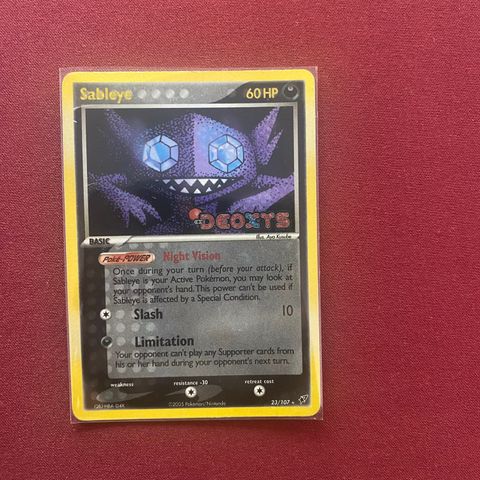 Sableye [Reverse Holo] #23 Pokemon Deoxys