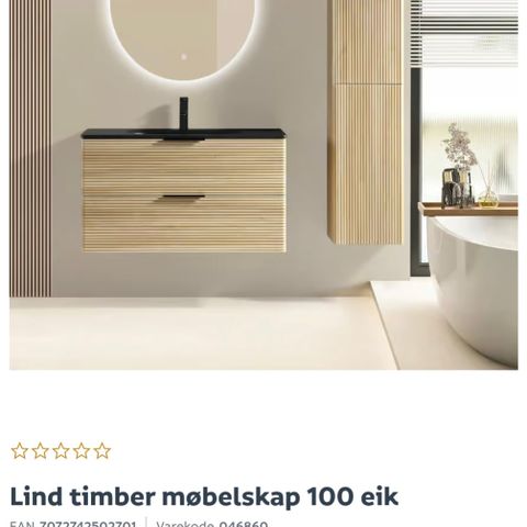 Lind timber møbelskap 100 eik