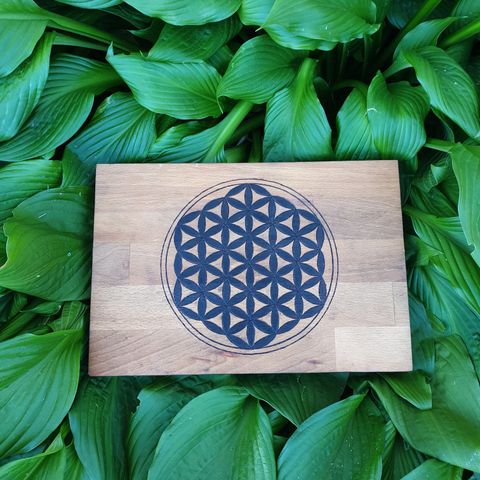 DECORATIVE CHOPPING BOARD - Flower Of Life
