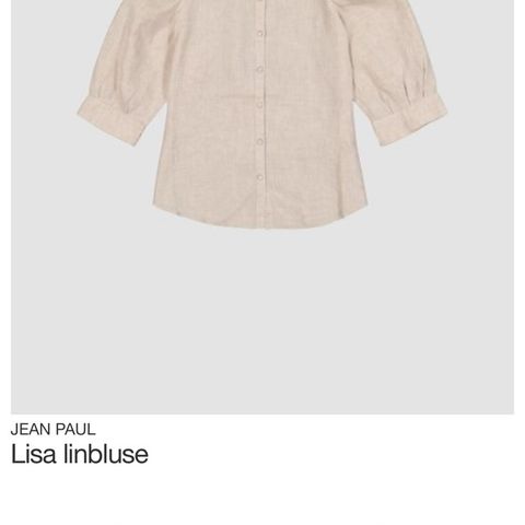 Nydelig Lisa linbluse fra Match, str. XS/S.