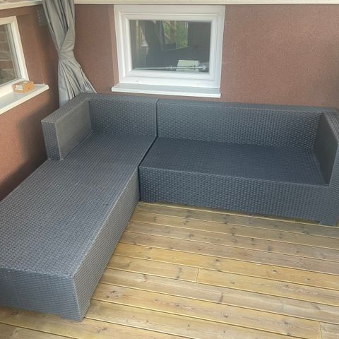 Hagemøbler Hjørne sofa (Rotting)