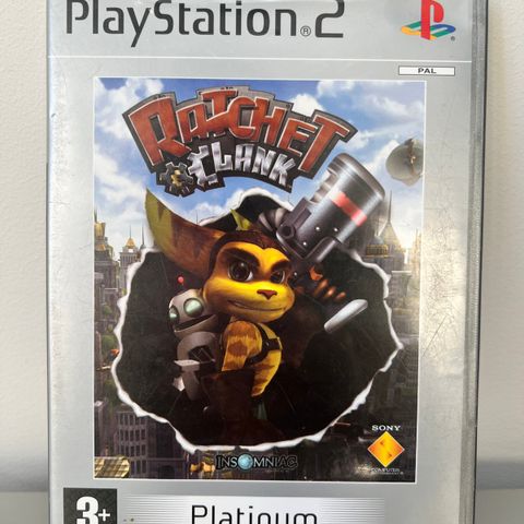 PlayStation 2 spill: Ratchet and Clank [Platinum]