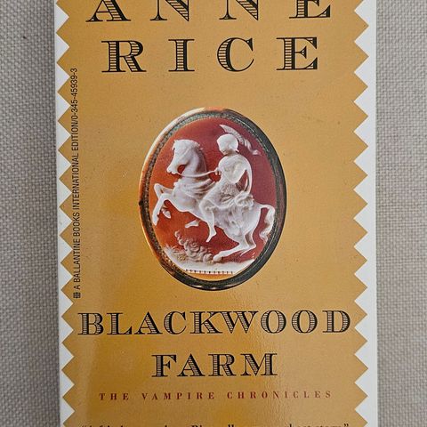 Anne Rice - Blackwood Farm (paperback)