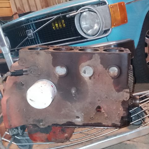 Volvo B20-motor, 8-bolts 1974