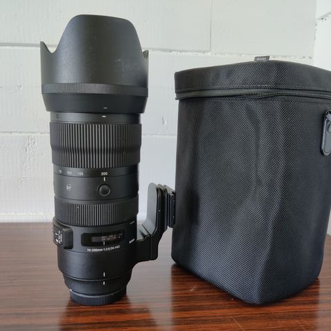 Sigma 70-200mm f2.8 til Canon