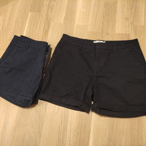 2 stk. chinos shorts str. 38