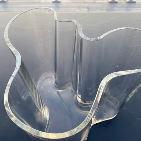 Littala Alvar Aalto vase i glas