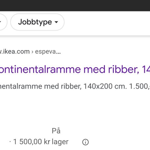 Sengebunn.Kontinentalbunn ikea 140 cm med trekk og ben.