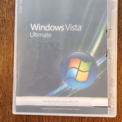 Microsoft Windows Vista Ultimate (2008) 64-Bit with SP1