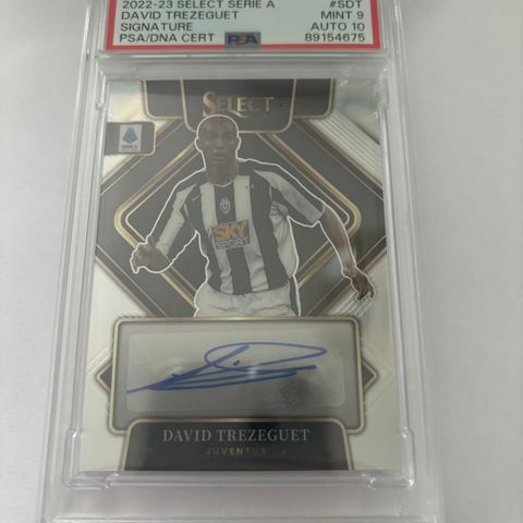 David Trezeguet Auto PSA 9 Mint POP 1