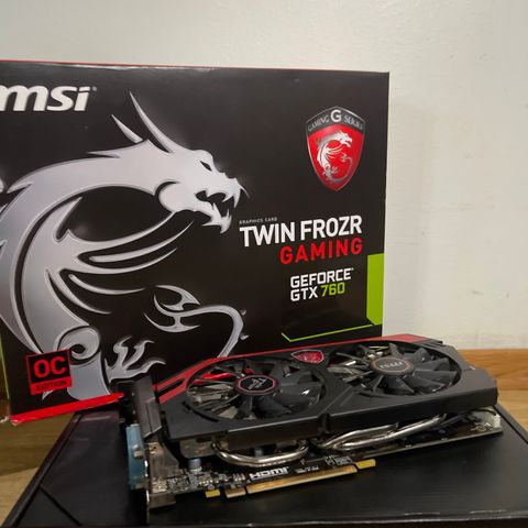 MSI GeForce GTX 760 TwinFrozr Gaming OC 2GB