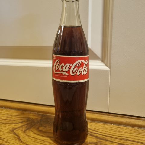 Coca-Cola glassflaske fra Estland 1998