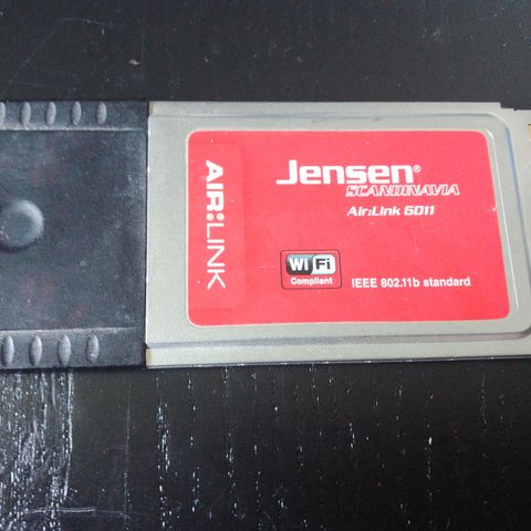 Jensen Air:Link 6011 802.11b Wireless Notebook Adapter Cardbus PC Card