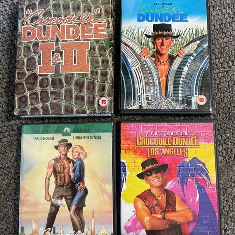 [DVD] Crocodile Dundee 1-3 - 1986/88/01 (norsk tekst)