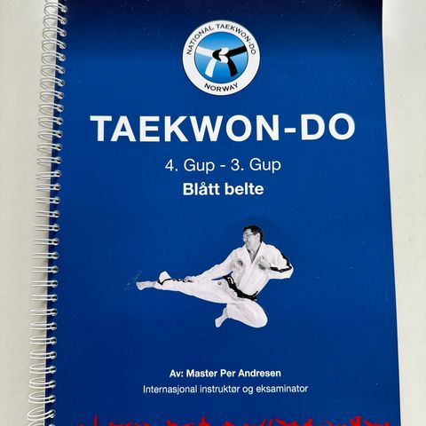 Taekwando bok, blått belte