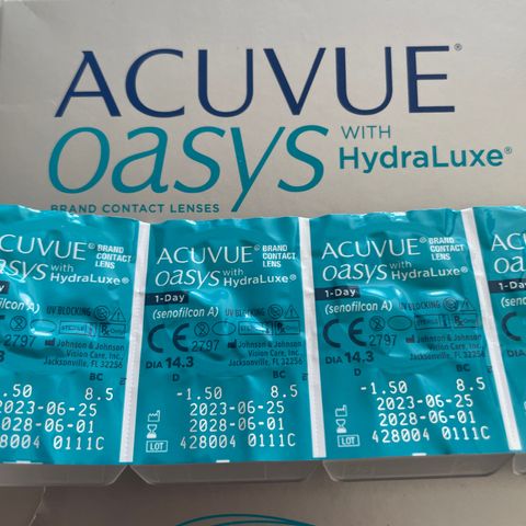 Endagslinser Acuvue Oasys -1.50