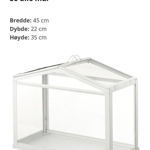 Godt brukt mini-drivhus fra IKEA
