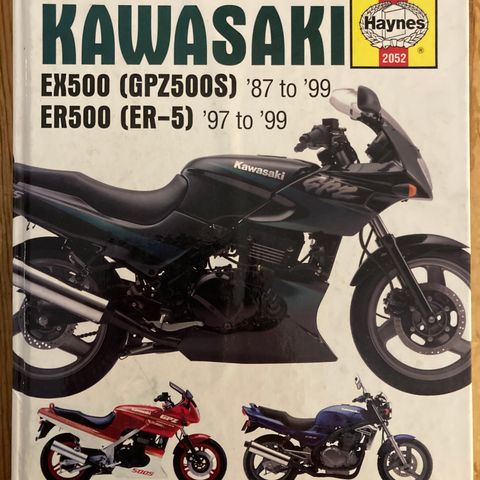 Kawasaki GPZ500S/ER-5 Verkstedbok Haynes