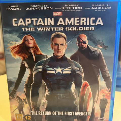 Captain America - The Winter Soldier. Marvel. Blu-ray