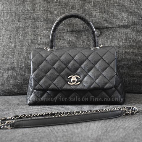 Chanel Coco Handle handbag, lizard top handle