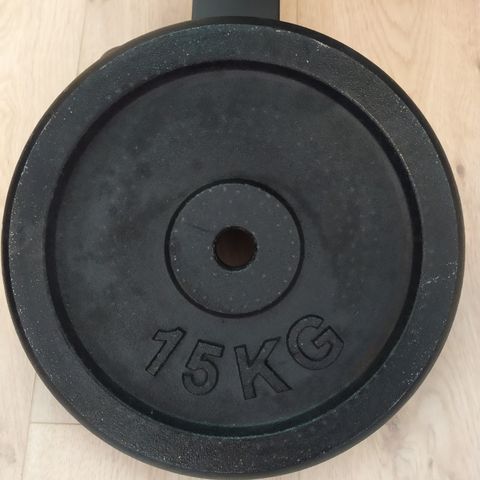 15 kg vektskive (25 mm)