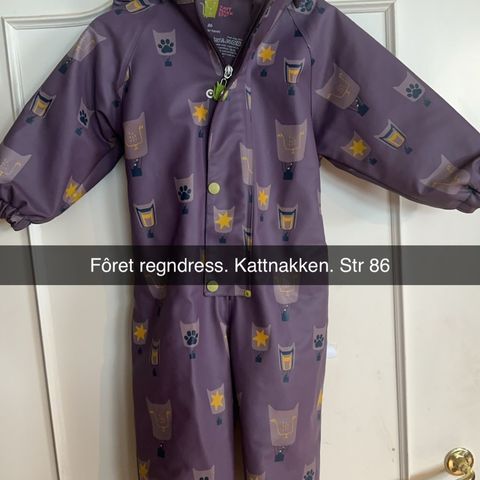 Kattnakken regndress str 86