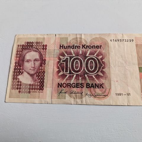 100 krone 1991