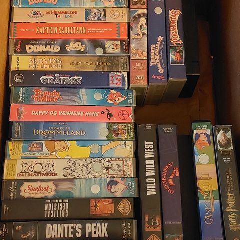 Masse gode VHS filmer