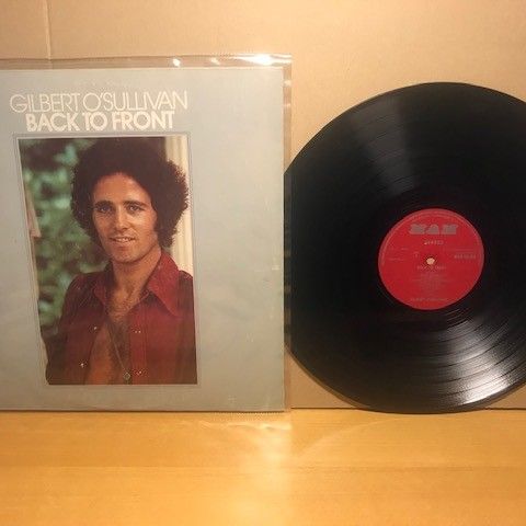 Vinyl, Gilbert O`Sullivan, Back to front, MAM SS 503