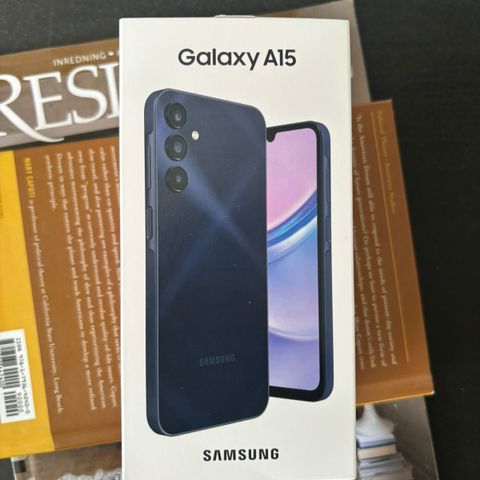 Samsung A15 128GB - Blue black farge