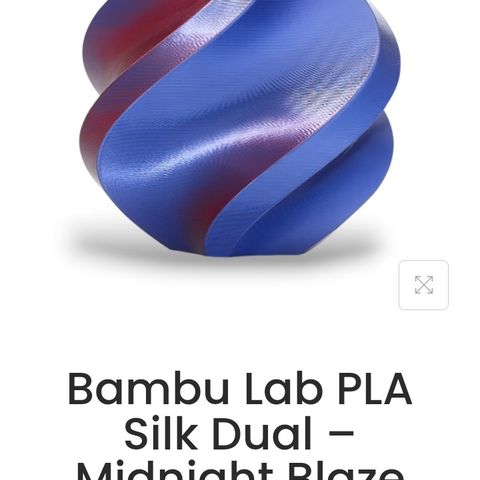 Midnight blaze PLA silk 1.75mm