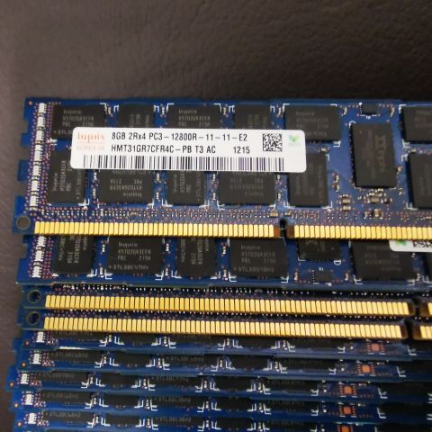 8gb X 12stk Pc3 Ram til server