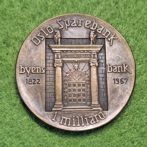 Oslo Sparebank medalje --- 1 Milliard (Fin tullegave til den som har alt)