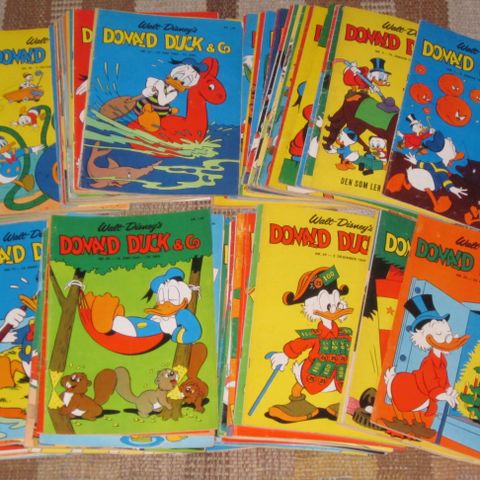 Donald Duck 1968 og 1969 komplett - med samtlige klaffer