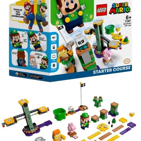 LEGO Super Mario 71387 Startbanen På Eventyr Med Luigi