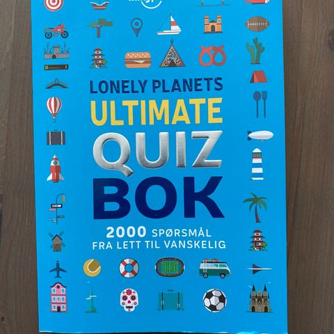 Lonely Planets ultimate quiz bok