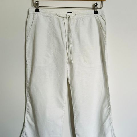 Vintage linshorts/capribukse  fra 90-2000 tallet