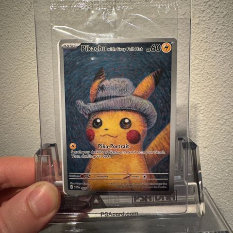 Pokemon - Van Gogh - Pikachu with Grey Felt Hat - sealed