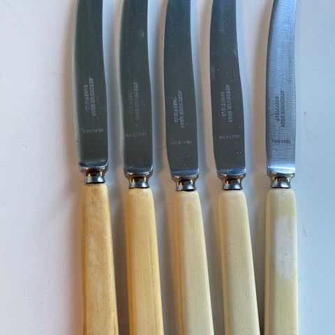 5 Fruktkniver Fra Sheffielt - Atkins Bros - England