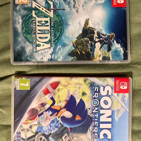 Switch-spill: Zelda: TotK & Sonic Frontiers