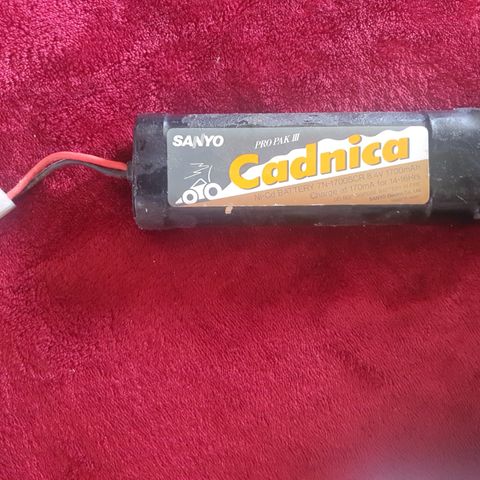 Ni-Cd batteri 8.4v 1700mAh Sanyo