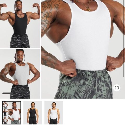 Helt ny Gymshark Ripped Tank 3pk