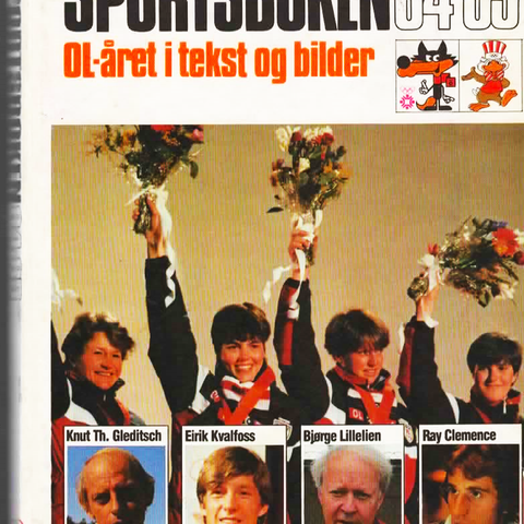 SPORTSBOKEN 84-85  (OL ÅRET I TEKST OG BILDER)