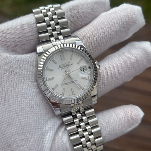 Flere farger! Datejust 36/40mm Homage - Seiko Urverk