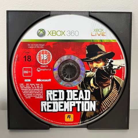 Xbox 360 spill: Red Dead Redemption (bare disken)