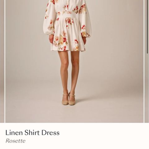 ByTimo Linen Shirt Dress Rosette