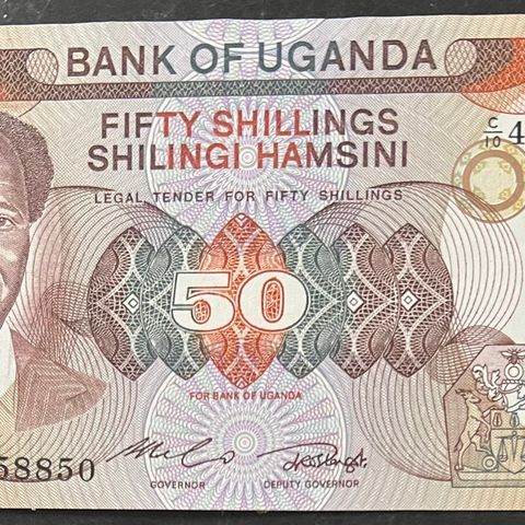 KENYA 50 SHILLING.  1985.  P-20.      UNC